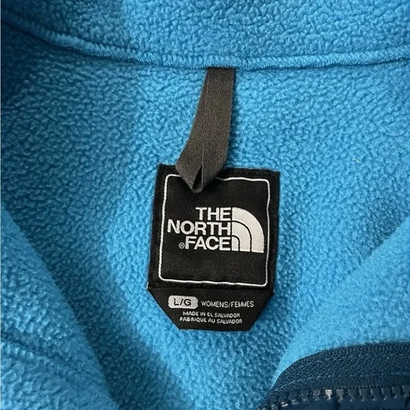 The North Face Women’s Large Blue Denali Fleece Jacket Polartec Winter Wear Cozy - Picture 3 of 6